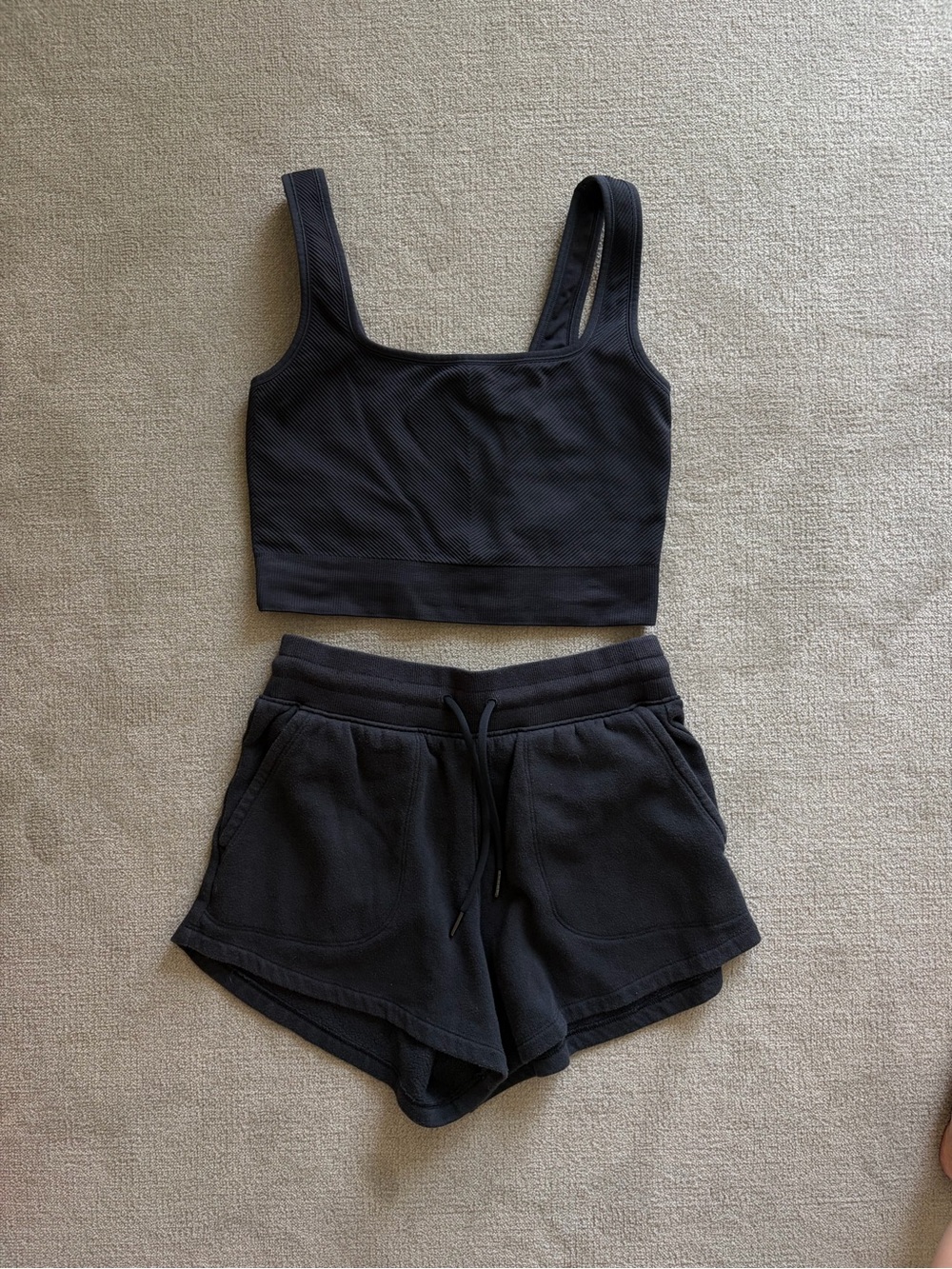 All in motion- Black Athletic Set